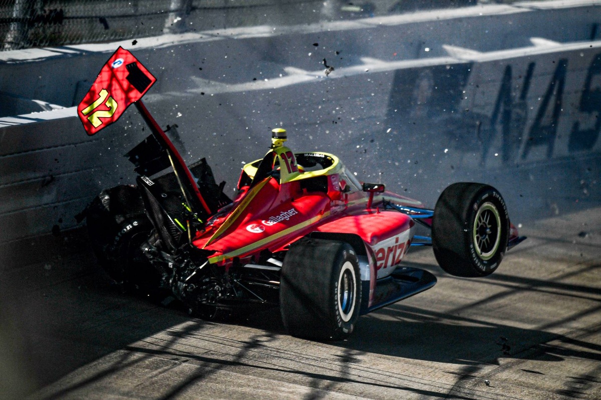 David Malukas taken to hospital after heavy Nashville IndyCar crash