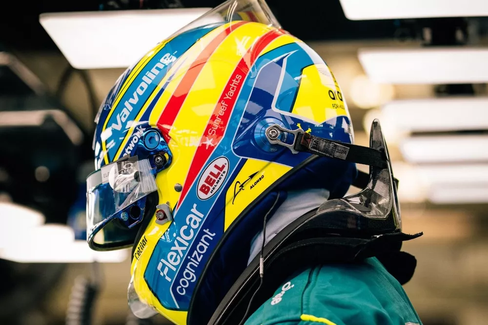 Alonso, casco