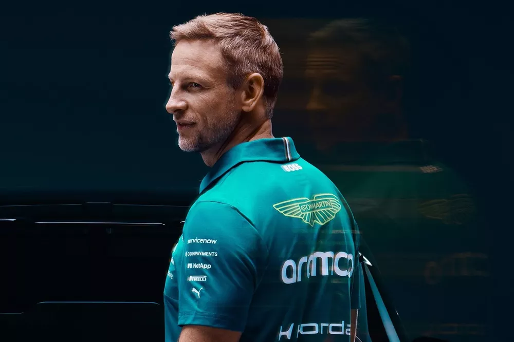 Jenson Button. Aston Martin Team Ambassador 