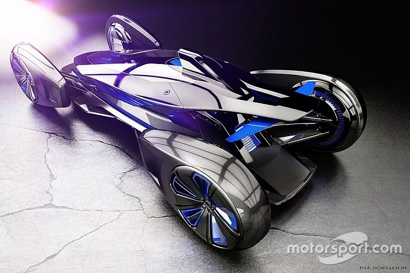 E-Lecktron Formula E Concept Racing Car