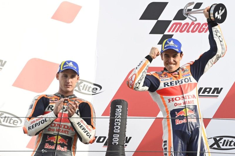 Pol Espargar&oacute; y Marc M&aacute;rquez