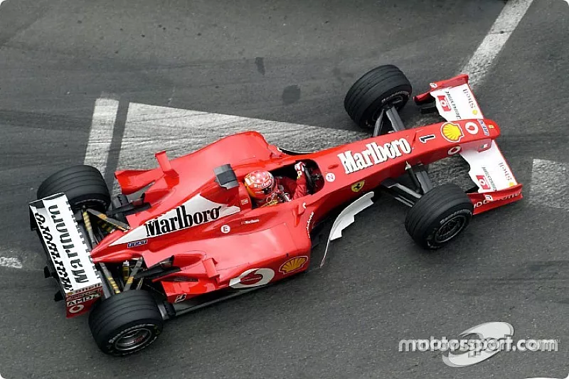 シューマッハーの愛機フェラーリF2002、アブダビGPの際にオークション