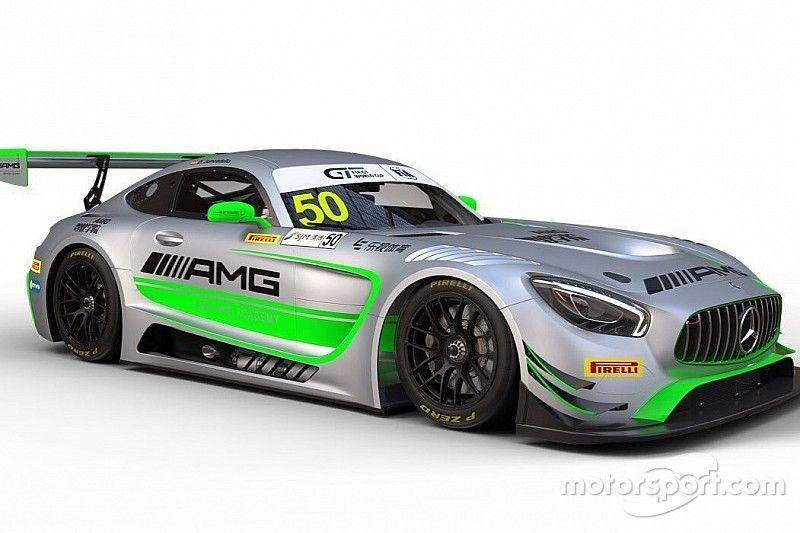 Decoraci&oacute;n del Mercedes-AMG GT3 de Dani Juncadella