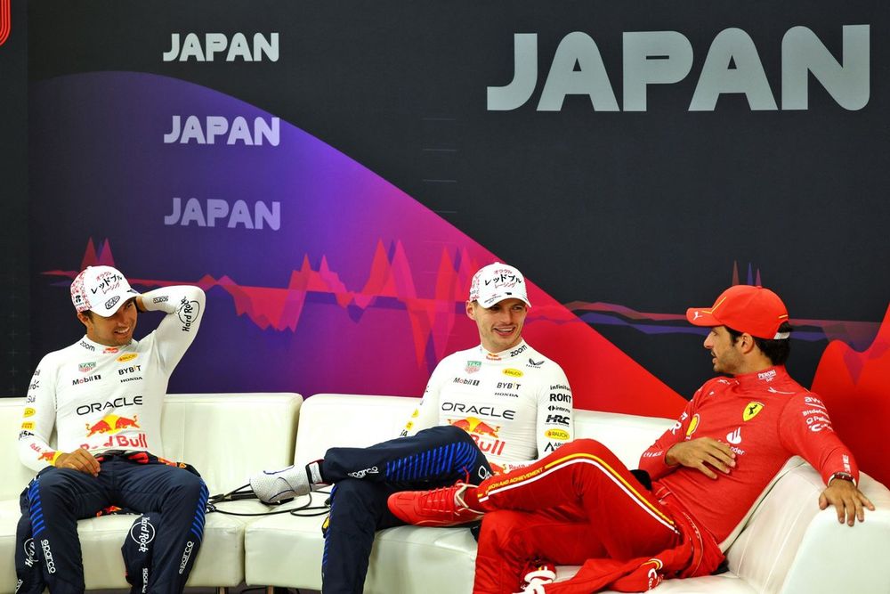 Sergio Pérez, Red Bull Racing, Max Verstappen, Red Bull Racing, Carlos Sainz, Scuderia Ferrari