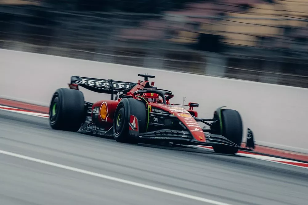 Test Pirelli a Barcellona, Charles Leclerc