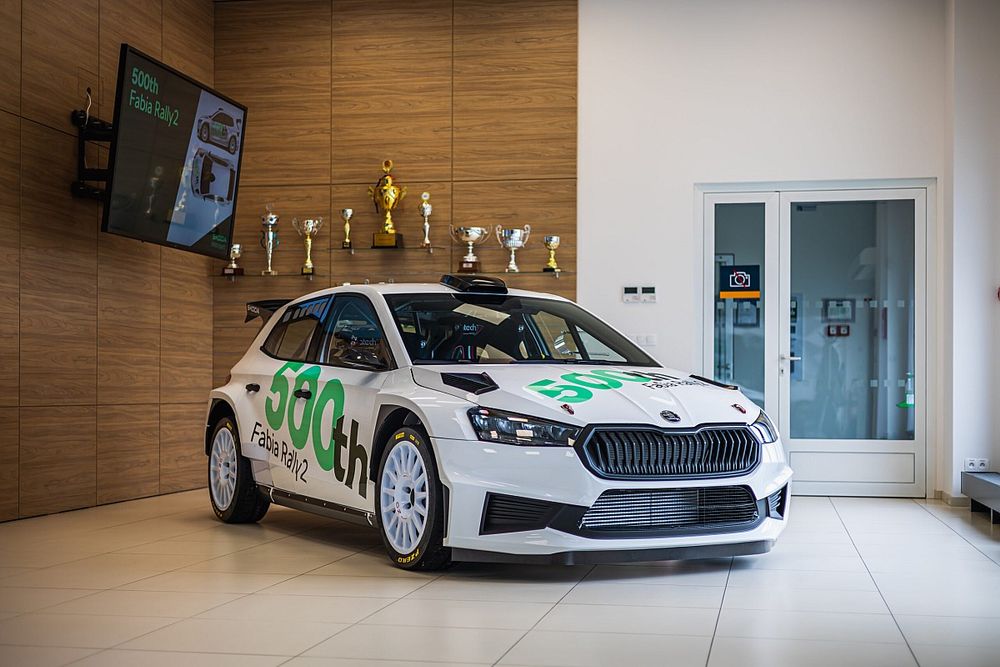 Skoda Fabia RS Rally2 number 500