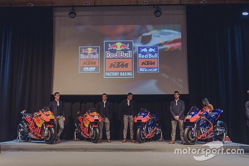 Quatre motos sur la grille, un défi logistique pour KTM