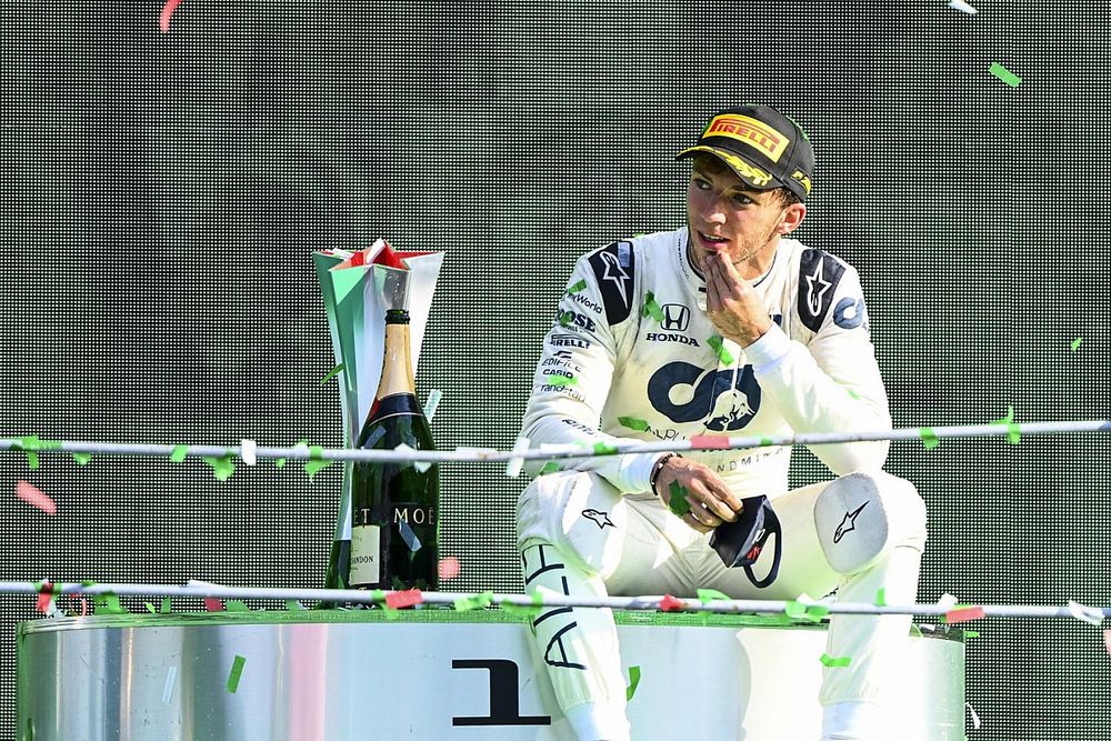 ミニチャンプス アルファタウリホンダ ガスリー 2020イタリアGP 優勝マシン ミニチャンプス アルファタウリホンダ ガスリー 2020イタリアGP