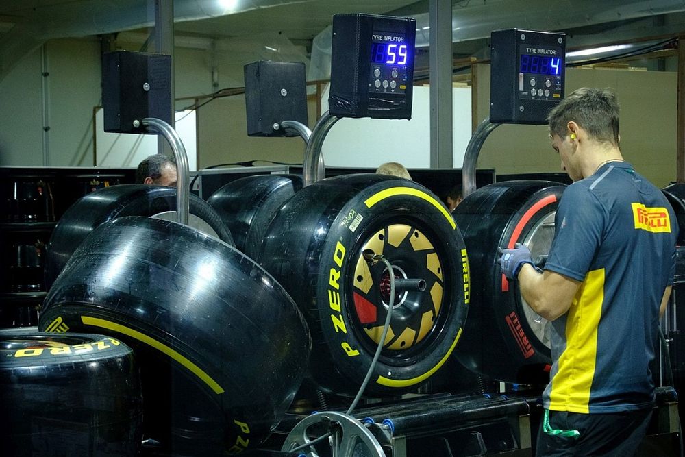 Preparación de los neumáticos Pirelli