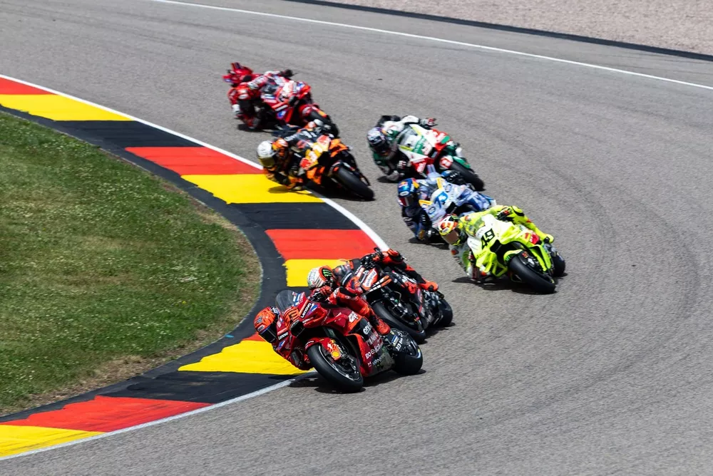 Marc M&aacute;rquez, Ducati Team, Marco Bezzecchi, Aprilia Racing, Fabio Di Giannantonio, VR46 Racing Team
