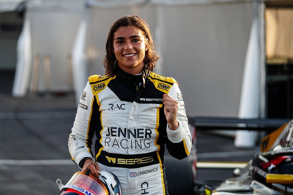 Ganadora de la pole Jamie Chadwick, Jenner Racing