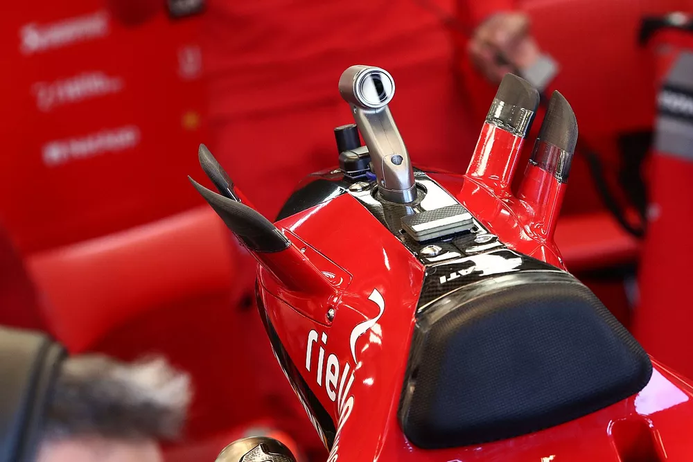 L'aileron &agrave; l'arri&egrave;re de la Ducati