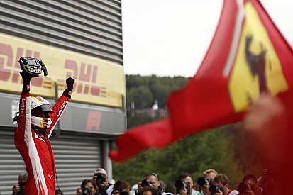 Fotogallery F1: il fantastico trionfo di Vettel e della Ferrari nel GP del Belgio a Spa-Francorchamps