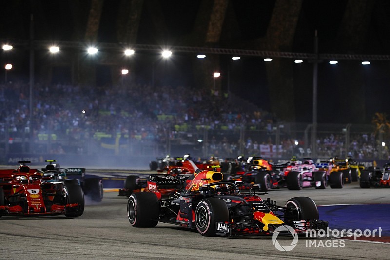 Verstappen a felvezető körön eljátszott a győzelem gondolatával