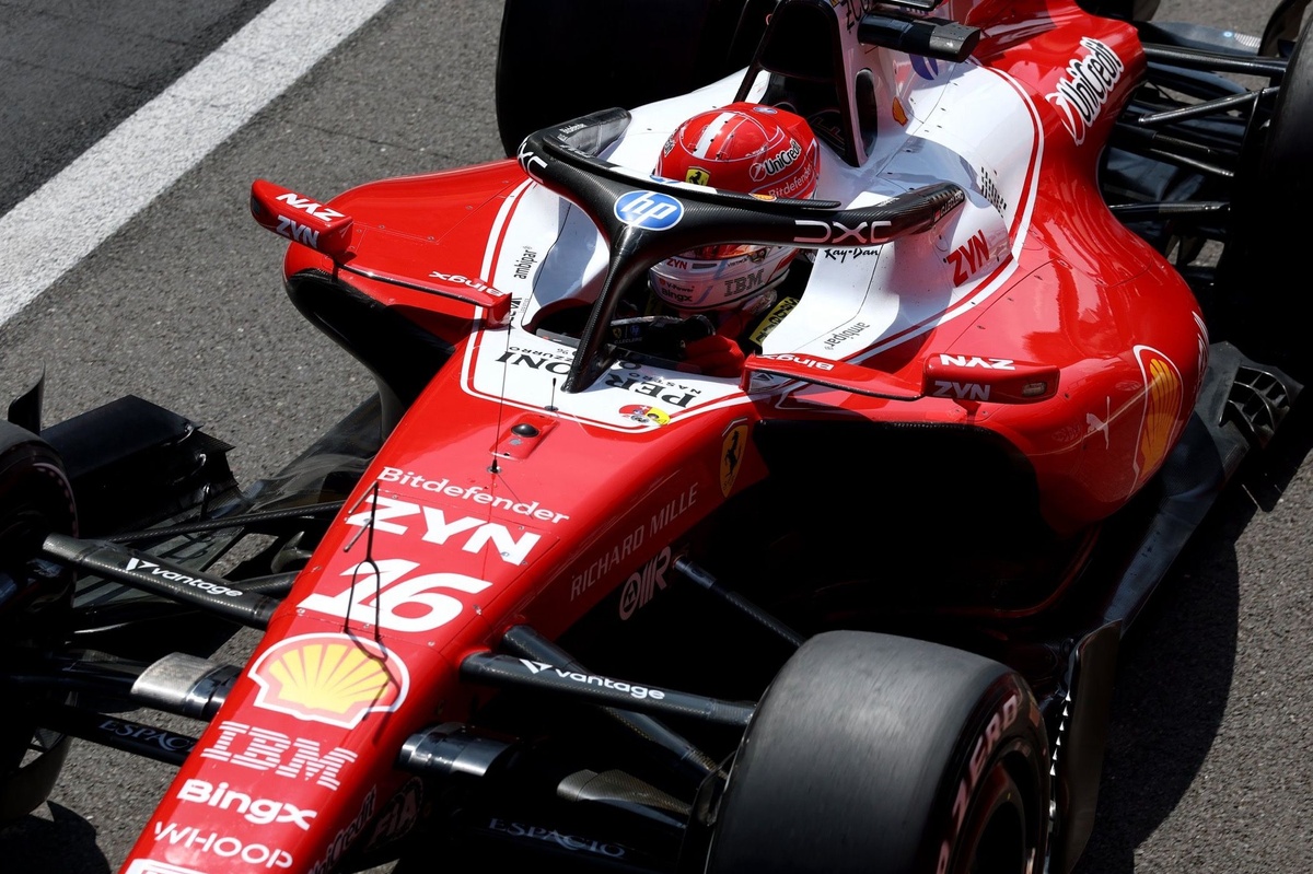 Leclerc: "Nos ha sorprendido la pole" y admite que no tiene conexión con el Ferrari actual