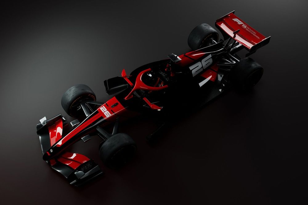 Render del coche de F1 2026