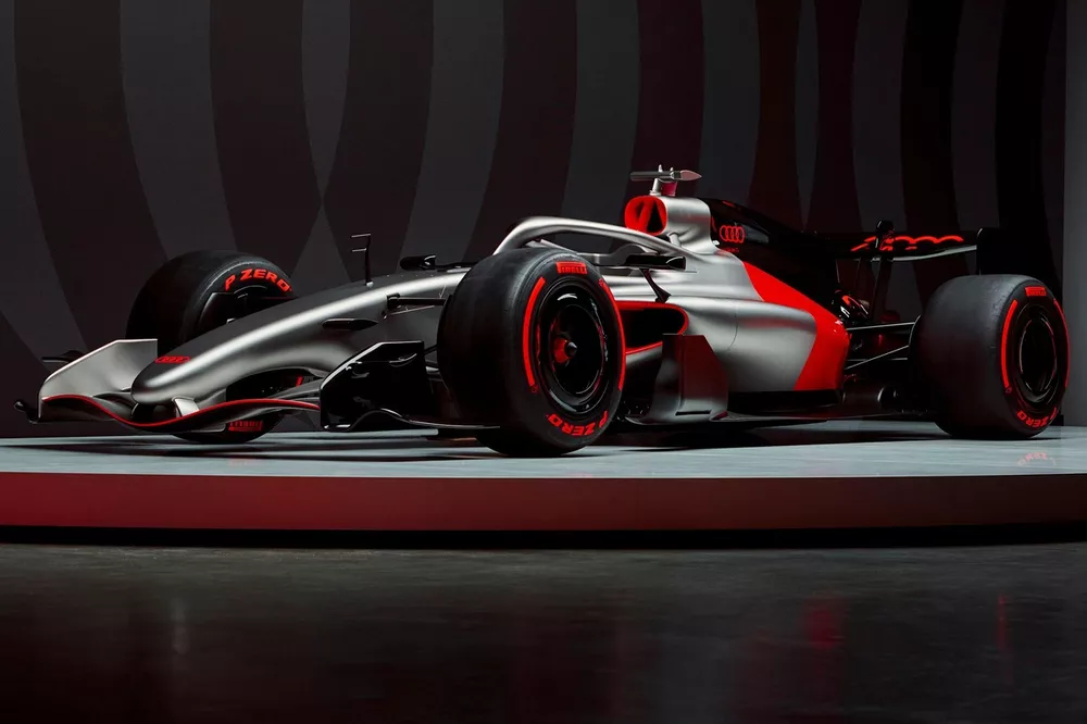 Concept de la livr&eacute;e Audi F1 2026