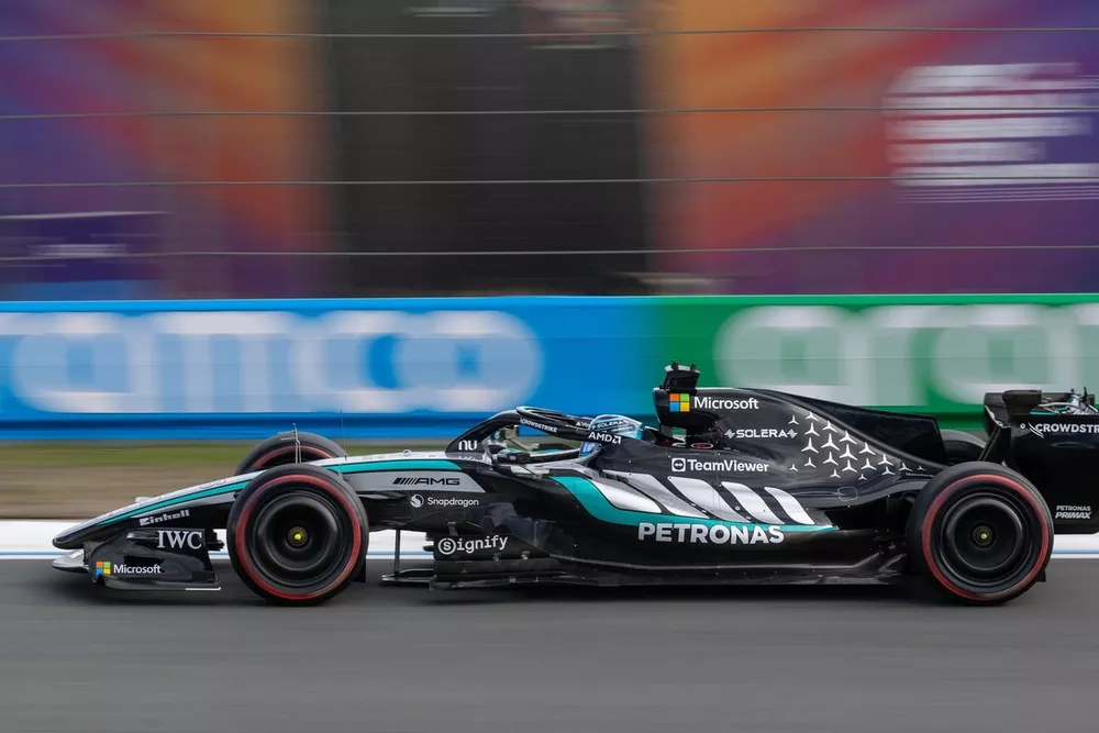 George Russell wins sprint race in Zandvoort, Verstappen finishes sixth