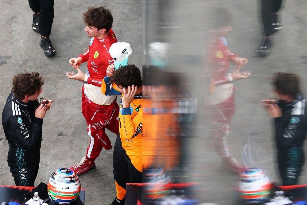 Charles Leclerc, Ferrari, Lando Norris, McLaren, Andrea Kimi Antonelli, Mercedes