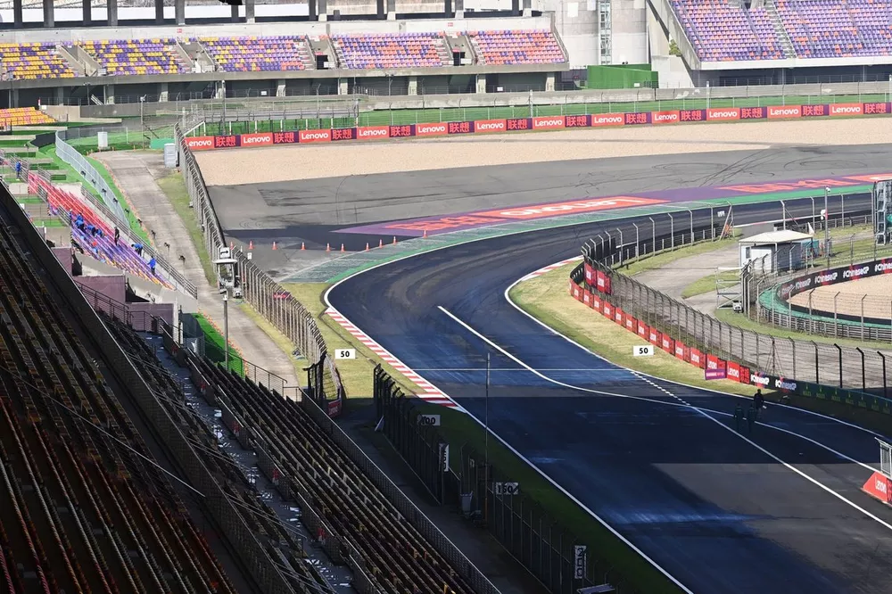 A view of the track