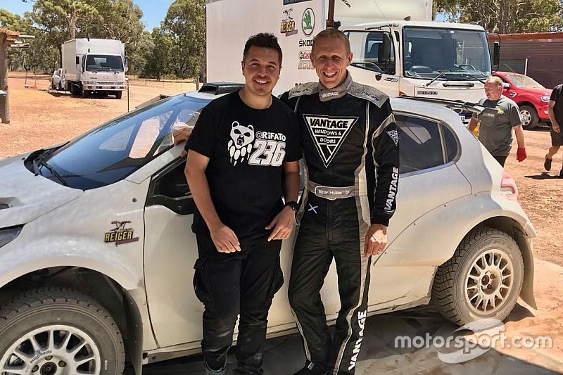 Rifat Sungkar lakukan tes dengan Alister McRae