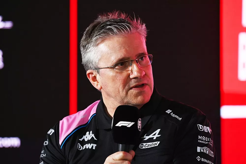 Pat Fry, Chief Technical Officer di Alpine F1 Team, in conferenza stampa