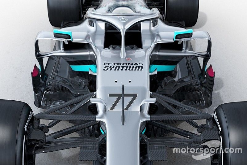 Mercedes AMG F1 W11 detail