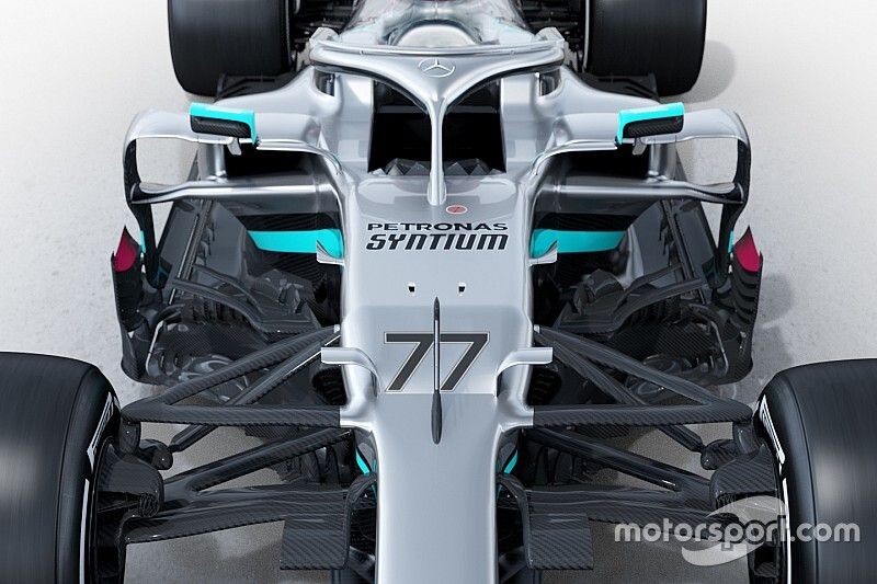 Mercedes AMG F1 W11 detail 