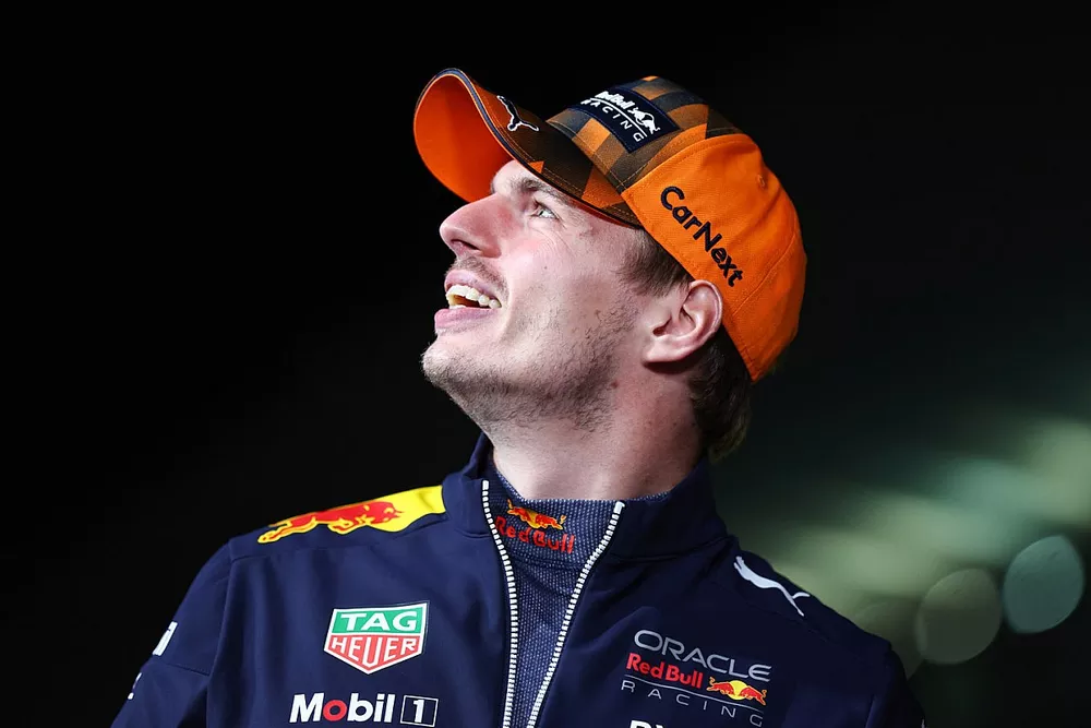 Le Champion du monde 2022, Max Verstappen, Red Bull Racing
