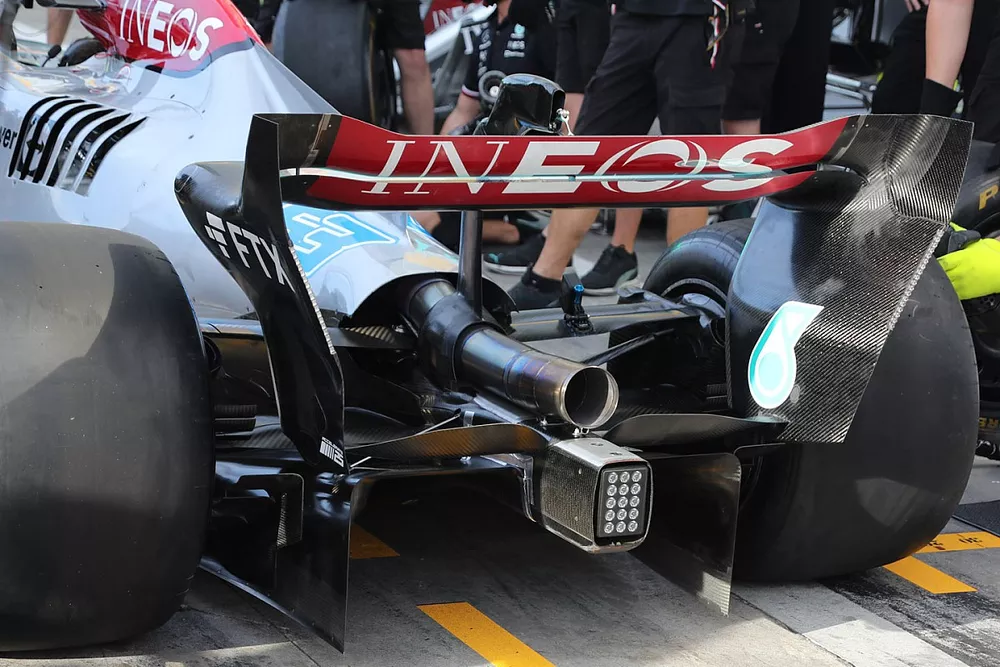 Detalles t&eacute;cnicos del Mercedes W13