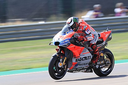 FP4 MotoGP Aragon: Lorenzo pimpin sesi, Marquez tersungkur