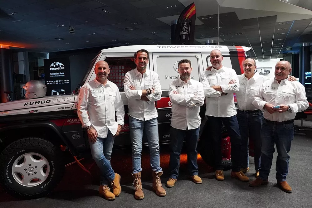 Presentaci&oacute;n del equipo RumboZero Mercedes-Benz, Dakar Classic 2022