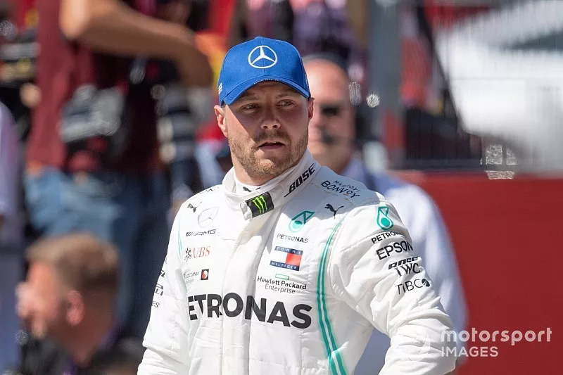Pole man Valtteri Bottas, Mercedes AMG F1
