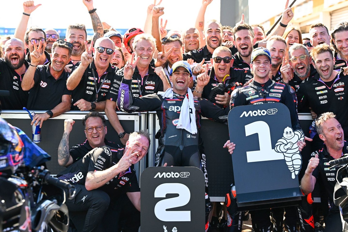 Rivola : "Ce ne sont pas deux courses qui changent le statut d'Aprilia"