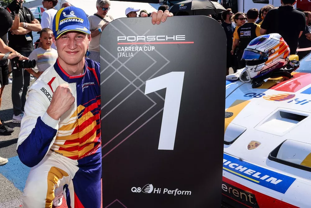 Gara 1 della Porsche CCI a Vallelunga