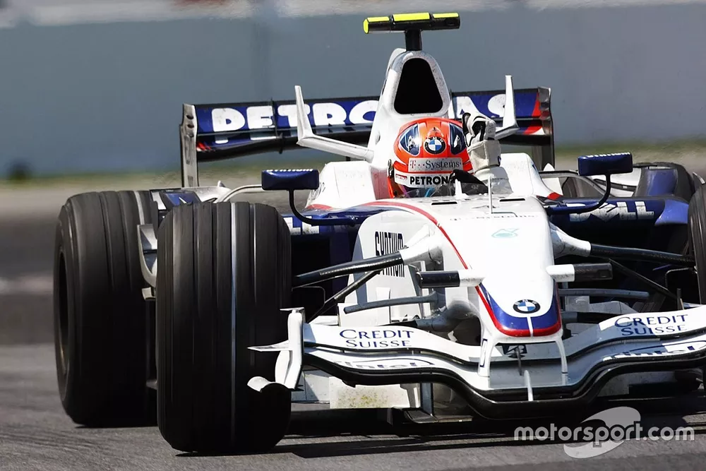 Robert Kubica, BMW Sauber F1.08 ilk zaferini kutluyor