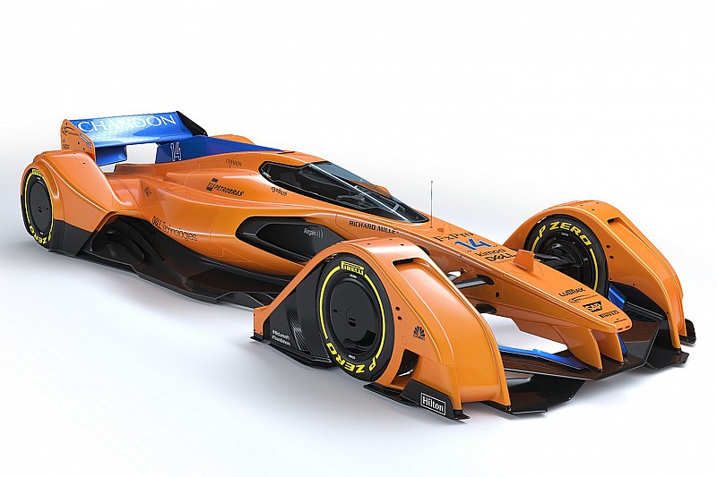 Галерея: McLaren оновила свою машину Ф1 майбутнього