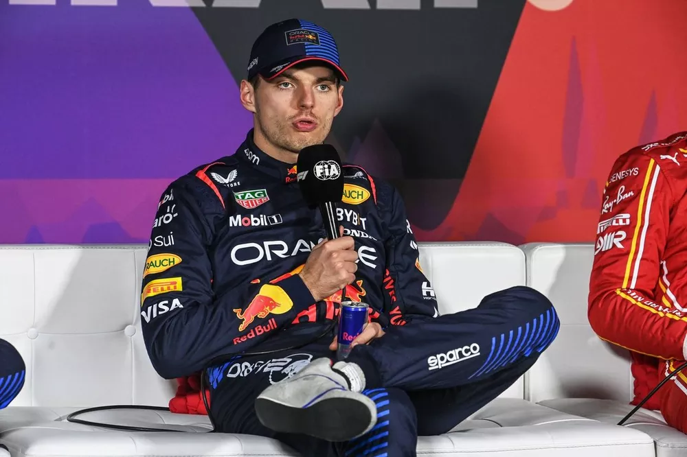 Max Verstappen, Red Bull Racing, 1st position, in the Press Conference