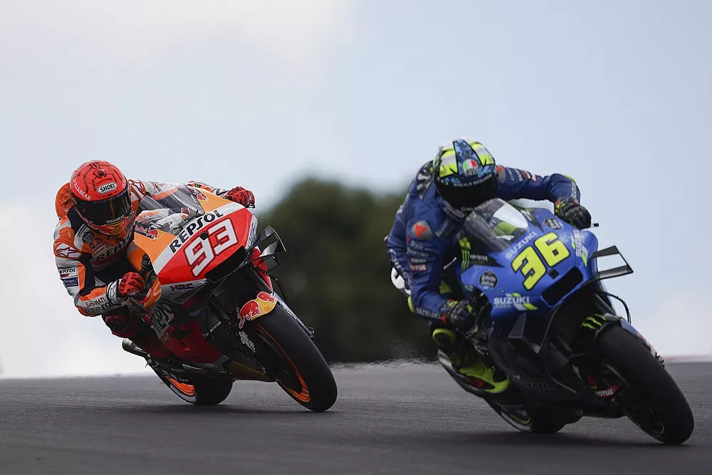 Marc M&aacute;rquez, Repsol Honda Team, Joan Mir, Team Suzuki MotoGP