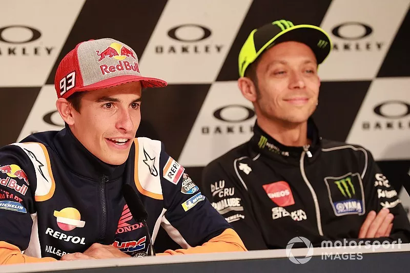 Marc Marquez, Repsol Honda Team, Valentino Rossi, Yamaha Factory Racing