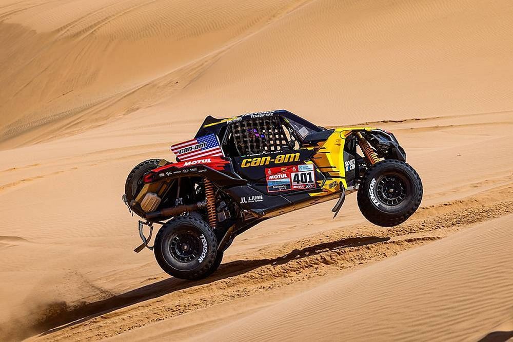 Austin Jones e Gustavo Gugelmin no Dakar 2022