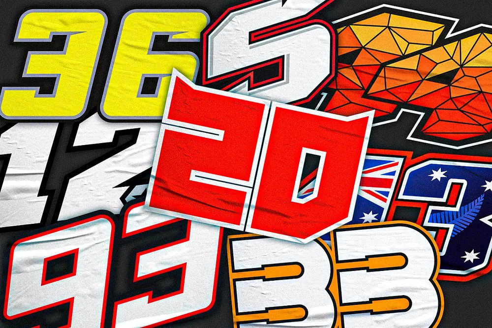 Les numéros MotoGP