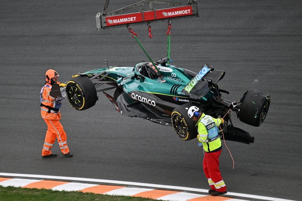 Lando Norris Lidera la FP2 del GP de Países Bajos en una Sesión Caótica con Múltiples Accidentes