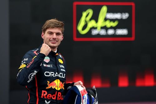Verstappen sonríe tras el 'grand slam' en Bakú: "La carrera fue muy tranquila"