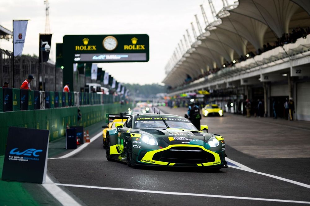 #10 Racing Spirit Of Leman Aston Martin Vantage AMR LMGT3: Derek Deboer, Eduardo Barrichello, Valentin Hasse Clot