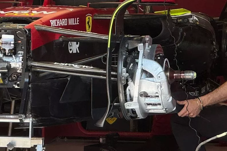 Detalhes t&eacute;cnicos da Ferrari