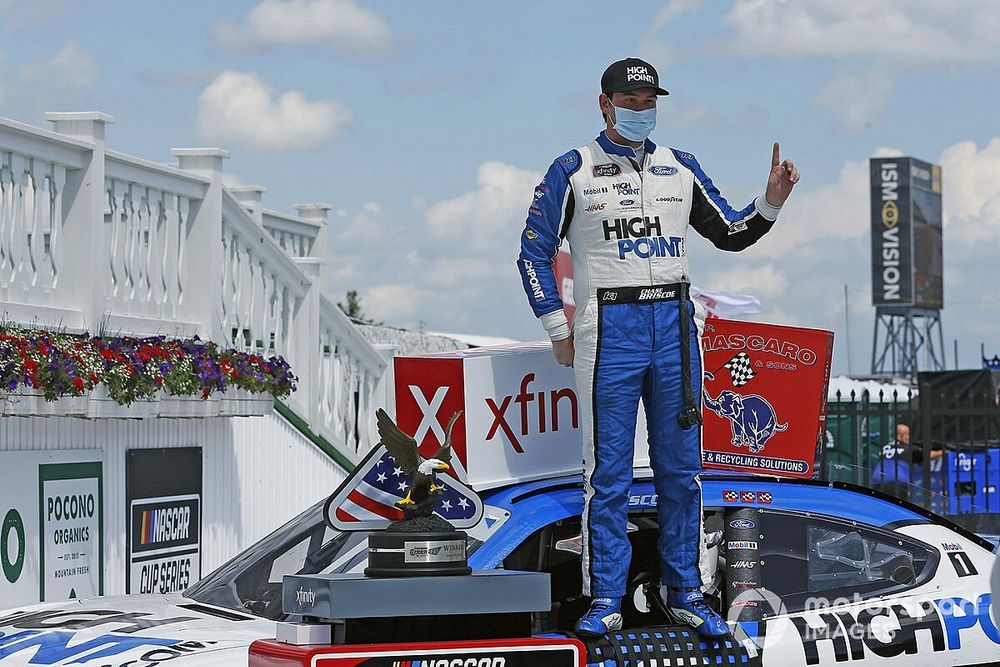 Race Winner Chase Briscoe, Stewart-Haas Racing, Ford Mustang