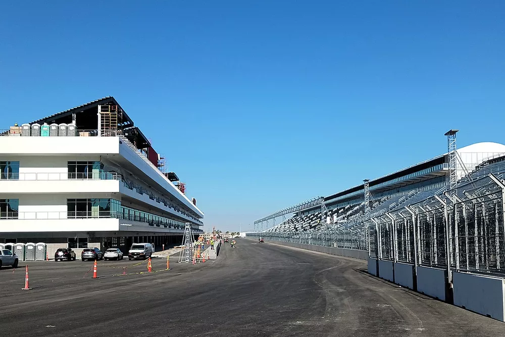 Obras para el circuito de F1 de Las Vegas