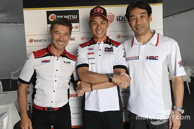 中上、来季もMotoGP最高峰クラス参戦「もてぎでも全力を尽くす」