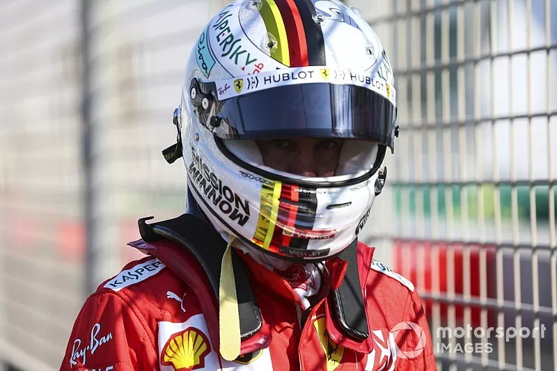 Sebastian Vettel, Ferrari, sufre un accidente en la FP1 de Abu Dhabi